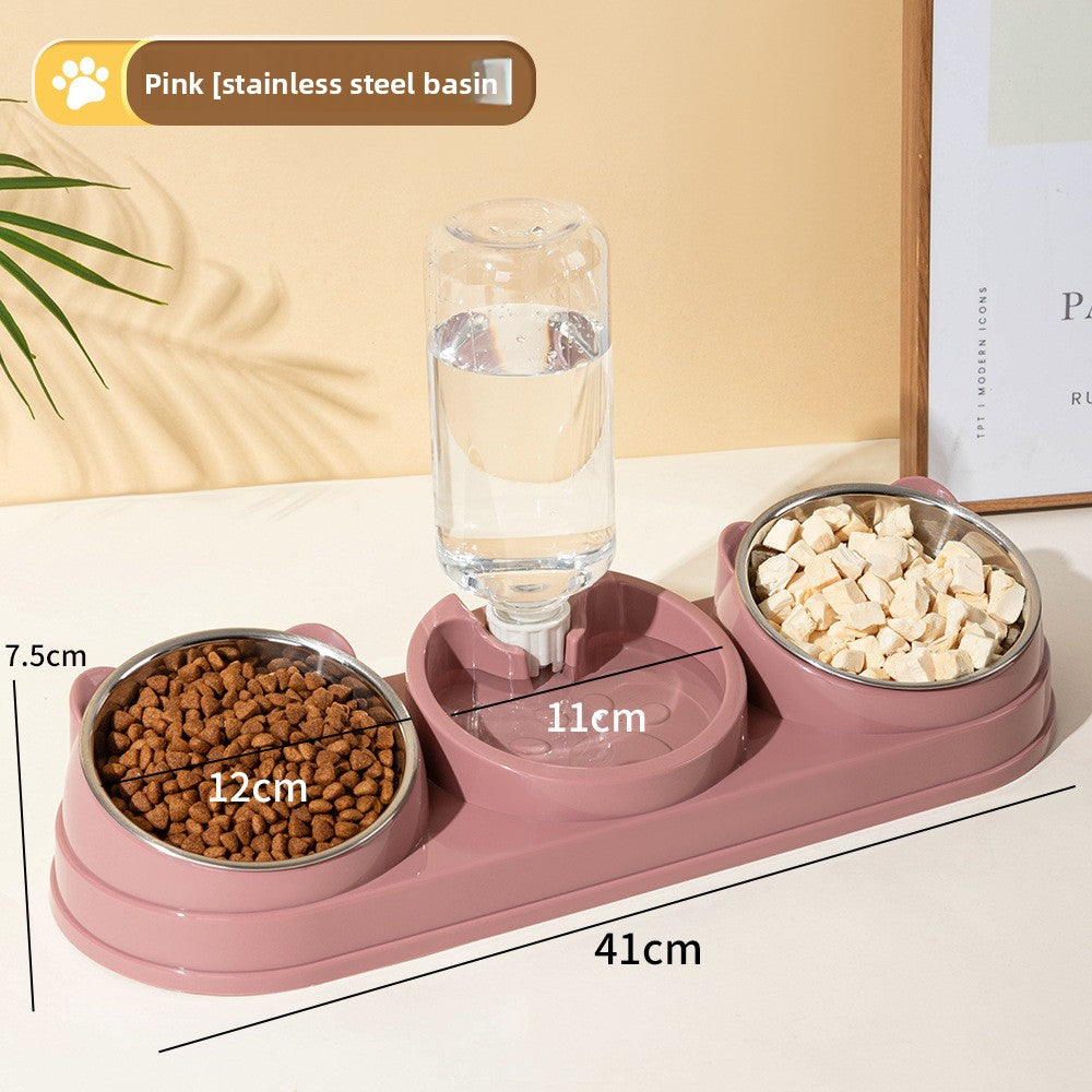 Automatic Refill Pet Food and Water Bowl