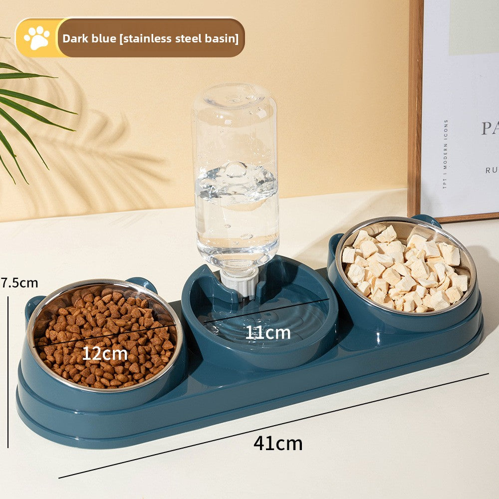 Automatic Refill Pet Food and Water Bowl