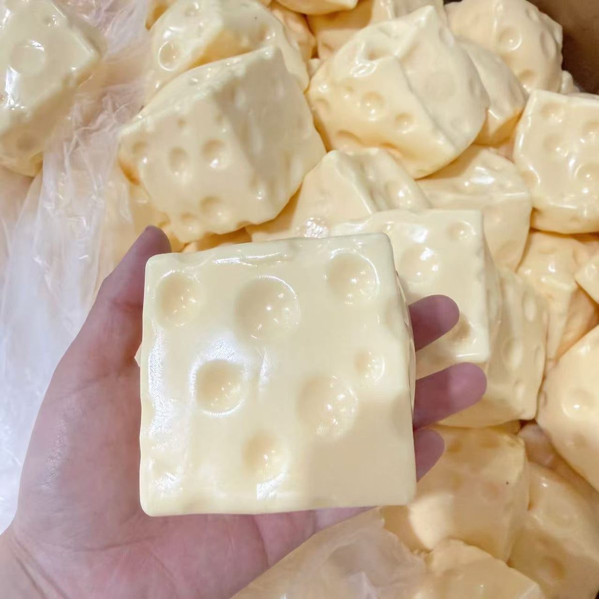 Cheese Shape Squishy Stress Relief Toy