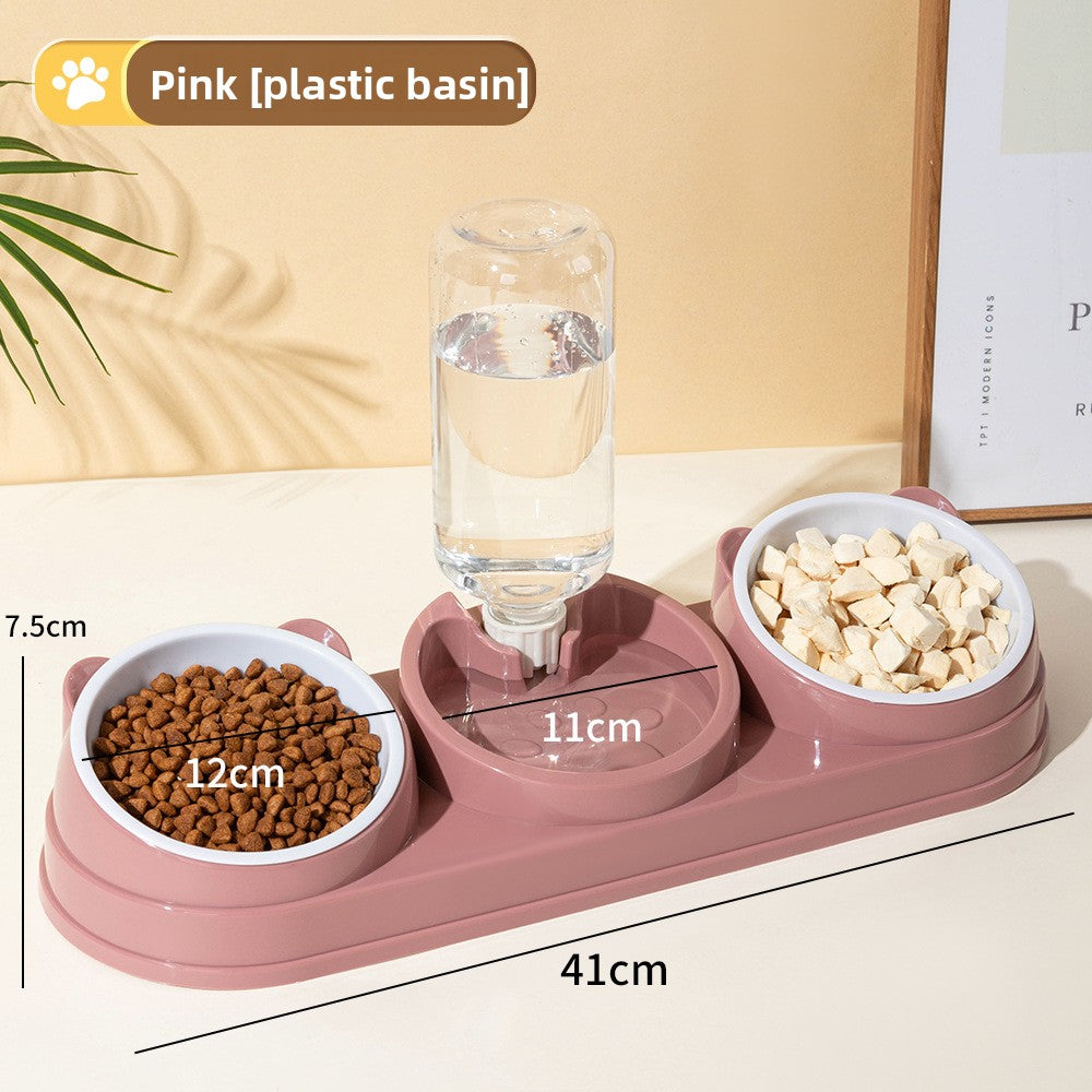 Automatic Refill Pet Food and Water Bowl