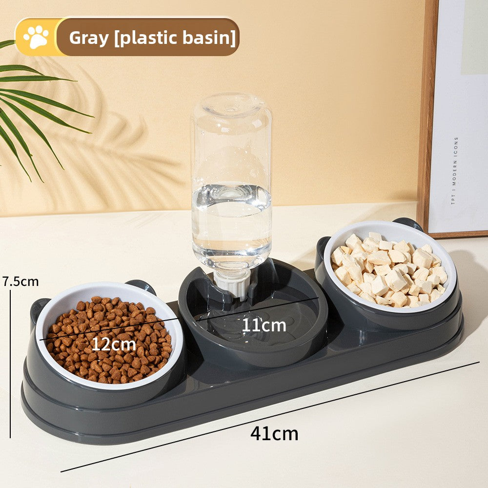 Automatic Refill Pet Food and Water Bowl
