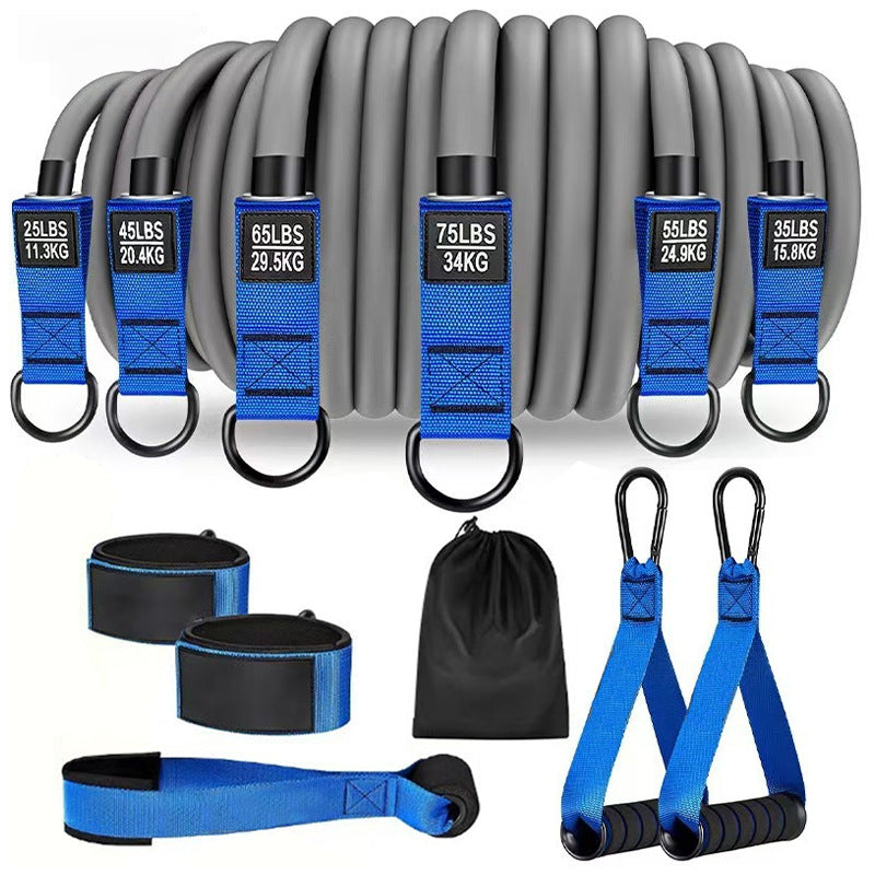 Elastic Pull-Up Assistance Bands with Handles for Home Gym Training