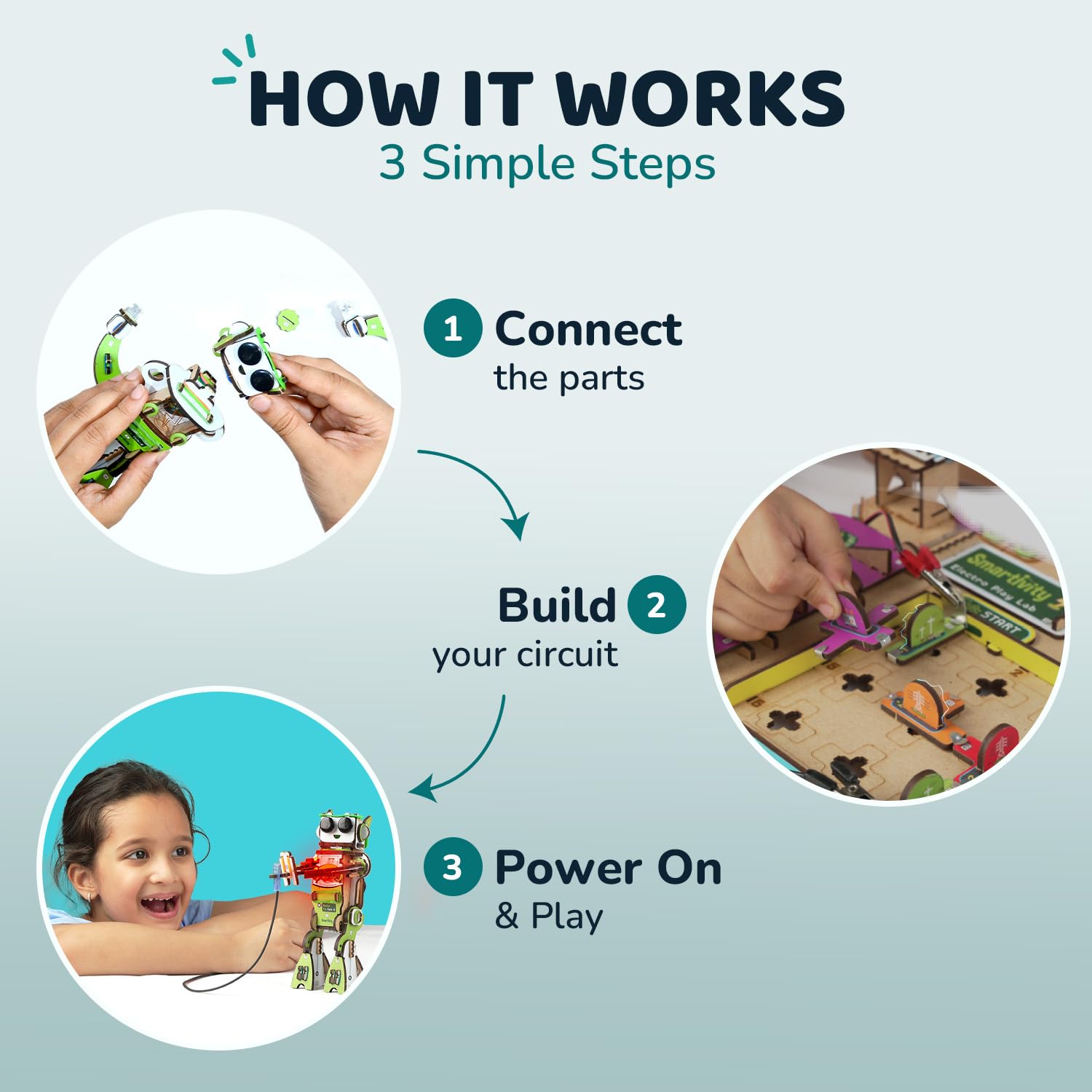 Smartivity DIY Rocket Launcher Kit for Kids 6, 7, 8, 9, 10, 11, 12 Years Old | Build Your Own Rocket and Launcher | Birthday Gift for Smart Kids | DIY Science Toy for Boys & Girls 6-12 Year