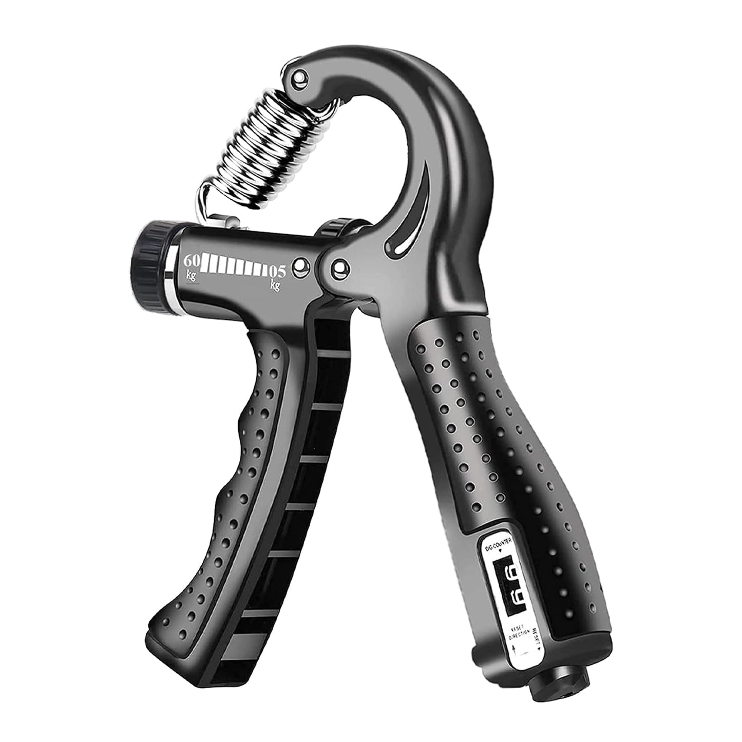 Hand Gripper 60 kg Adjustable with Counter for Grip Strengthener | Hand Exercise Equipment, Handgripper for Forearm Exercise, Power Grip Strength, Finger Pressure, Gym Workout for Men & Women
