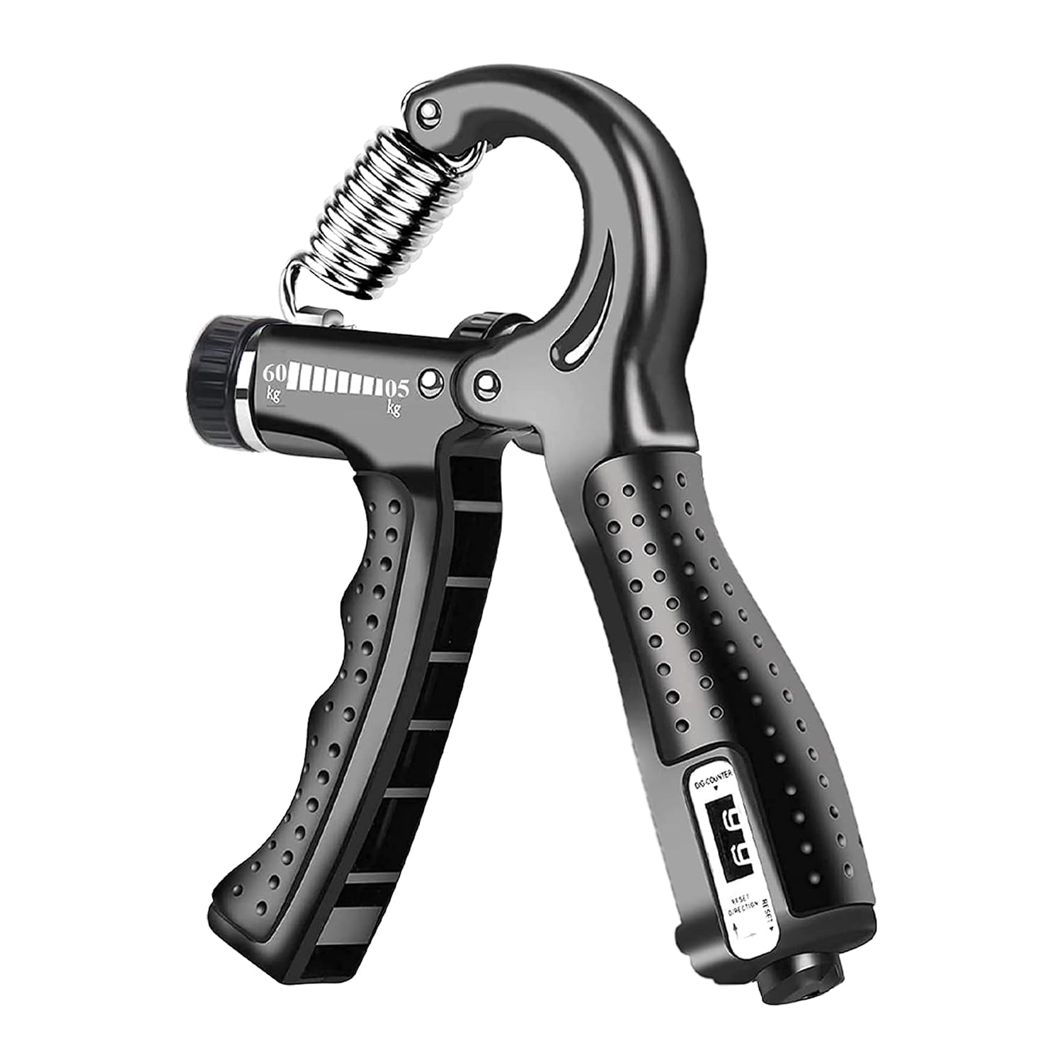 Hand Gripper 60 kg Adjustable with Counter for Grip Strengthener | Hand Exercise Equipment, Handgripper for Forearm Exercise, Power Grip Strength, Finger Pressure, Gym Workout for Men & Women