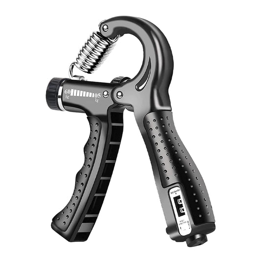 Hand Gripper 60 kg Adjustable with Counter for Grip Strengthener | Hand Exercise Equipment, Handgripper for Forearm Exercise, Power Grip Strength, Finger Pressure, Gym Workout for Men & Women