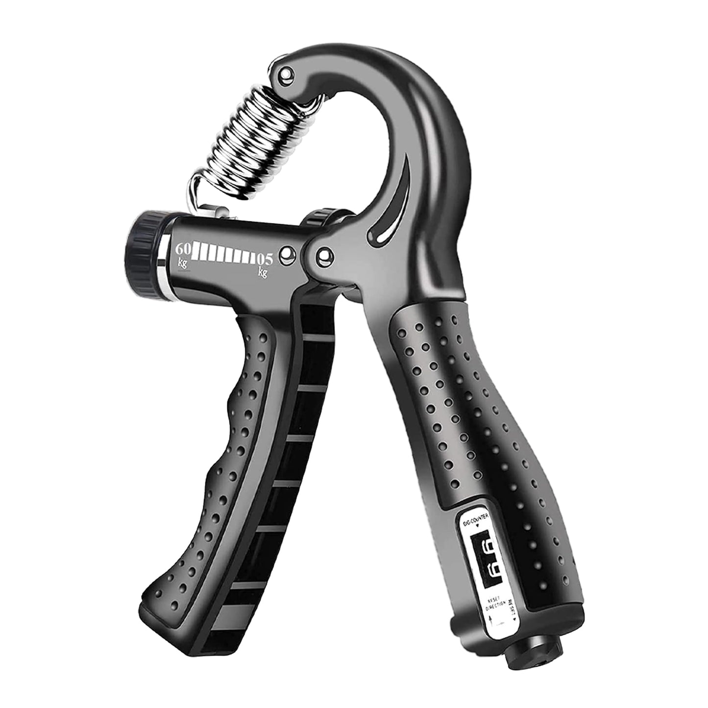 Hand Gripper 60 kg Adjustable with Counter for Grip Strengthener | Hand Exercise Equipment, Handgripper for Forearm Exercise, Power Grip Strength, Finger Pressure, Gym Workout for Men & Women