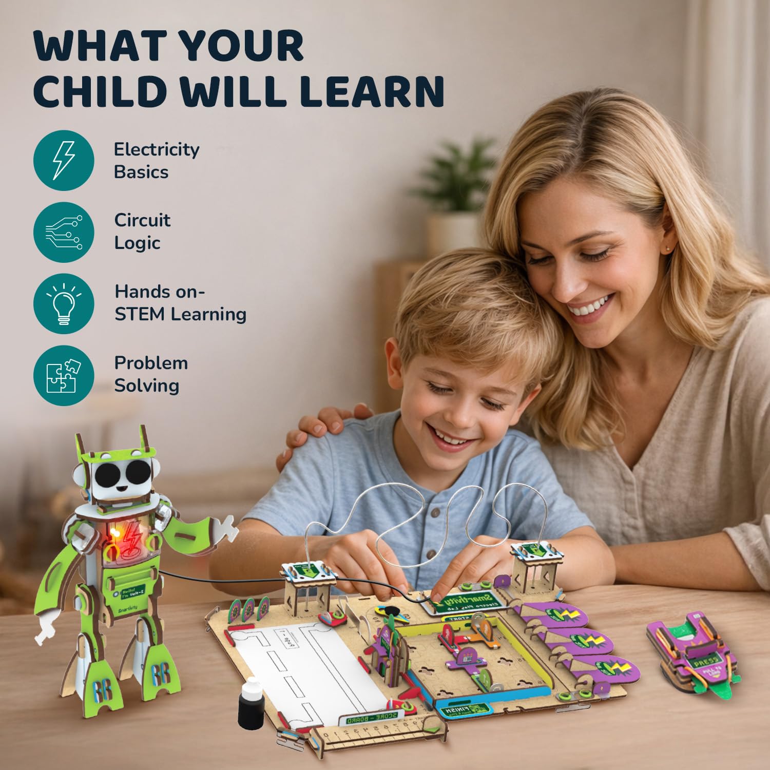 Smartivity DIY Rocket Launcher Kit for Kids 6, 7, 8, 9, 10, 11, 12 Years Old | Build Your Own Rocket and Launcher | Birthday Gift for Smart Kids | DIY Science Toy for Boys & Girls 6-12 Year