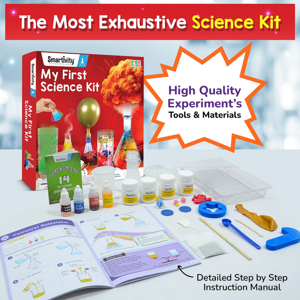Smartivity DIY Rocket Launcher Kit for Kids 6, 7, 8, 9, 10, 11, 12 Years Old | Build Your Own Rocket and Launcher | Birthday Gift for Smart Kids | DIY Science Toy for Boys & Girls 6-12 Year