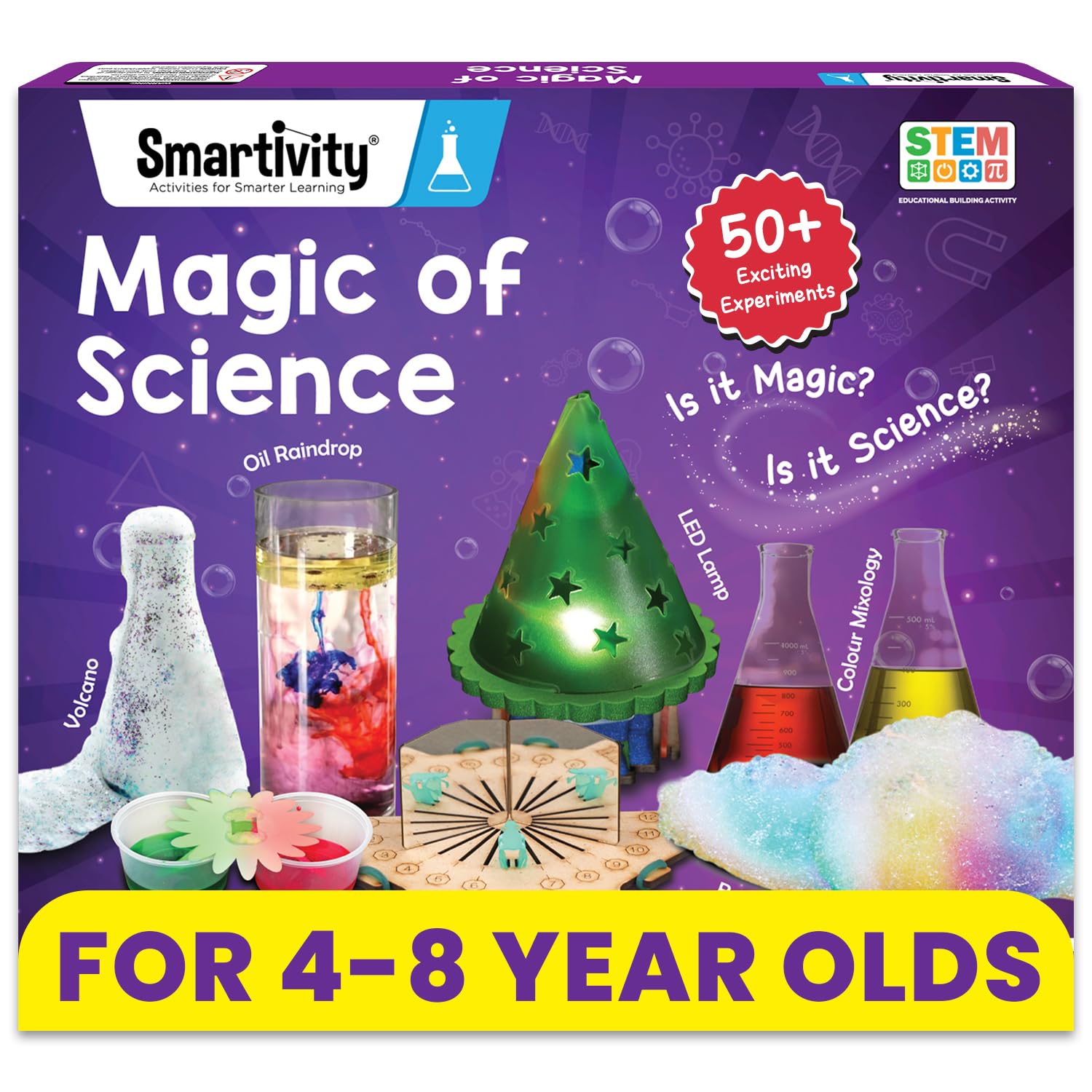 Smartivity DIY Rocket Launcher Kit for Kids 6, 7, 8, 9, 10, 11, 12 Years Old | Build Your Own Rocket and Launcher | Birthday Gift for Smart Kids | DIY Science Toy for Boys & Girls 6-12 Year