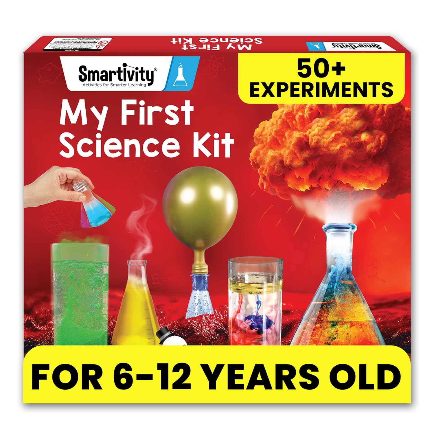 Smartivity DIY Rocket Launcher Kit for Kids 6, 7, 8, 9, 10, 11, 12 Years Old | Build Your Own Rocket and Launcher | Birthday Gift for Smart Kids | DIY Science Toy for Boys & Girls 6-12 Year