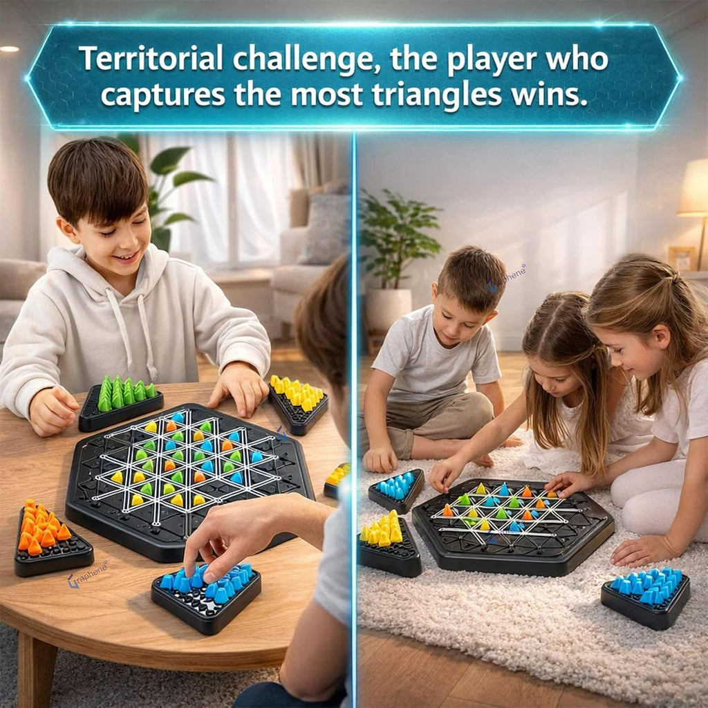 GRAPHENE Rope Challenge Puzzle Board Game for Kids Adults 5-14 Years Brain Teaser Logic Multi-Level Strategy Travel Family Fun Problem-Solving Memory Development Stress Relief Educational STEM Toy