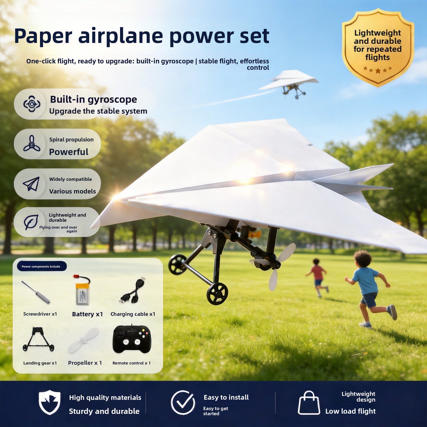 Children's New Remote-Controlled Paper Airplane