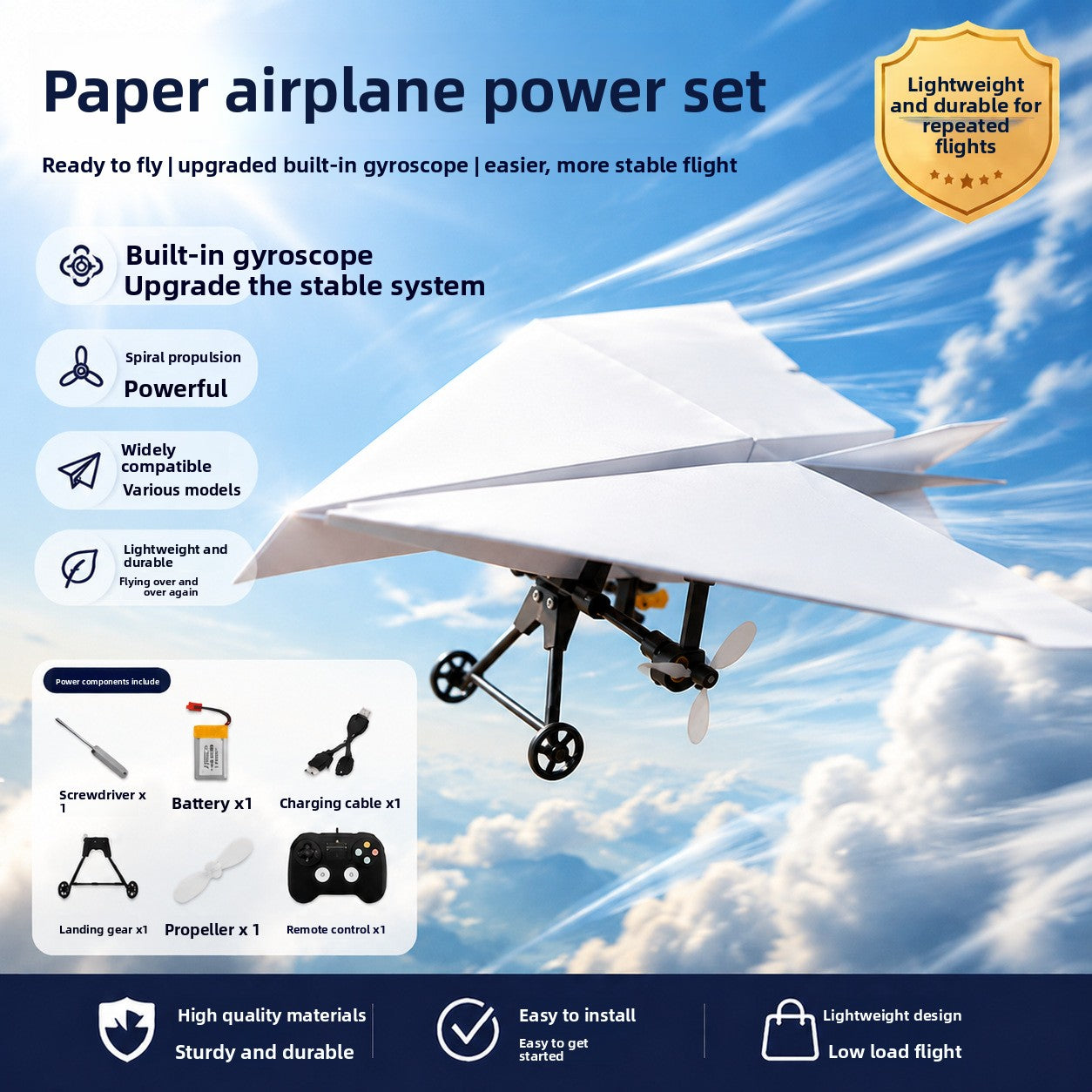 Children's New Remote-Controlled Paper Airplane