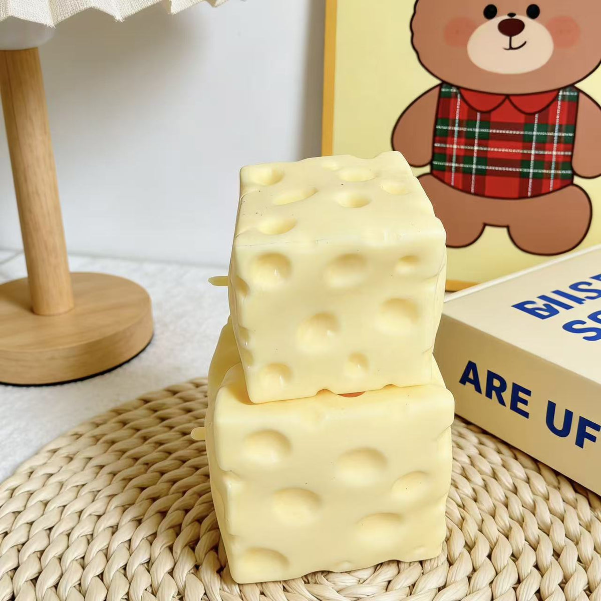 Cheese Shape Squishy Stress Relief Toy